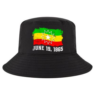 June 19 1865 Juneteenth Flag Black Freedom Black History Meaningful Gift Cool Comfort Performance Bucket Hat