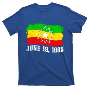 June 19 1865 Juneteenth Flag Black Freedom Black History Meaningful Gift T-Shirt