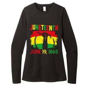 June 19th 1865 Happy Juneteenth Freedom Day Independence Gift Womens CVC Long Sleeve Shirt