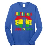 June 19th 1865 Happy Juneteenth Freedom Day Independence Gift Long Sleeve Shirt