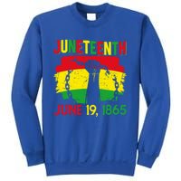 June 19th 1865 Happy Juneteenth Freedom Day Independence Gift Sweatshirt