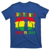 June 19th 1865 Happy Juneteenth Freedom Day Independence Gift T-Shirt