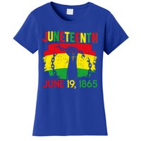 June 19th 1865 Happy Juneteenth Freedom Day Independence Gift Women's T-Shirt