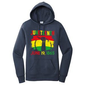 June 19th 1865 Happy Juneteenth Freedom Day Independence Gift Women's Pullover Hoodie