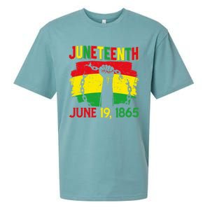 June 19th 1865 Happy Juneteenth Freedom Day Independence Gift Sueded Cloud Jersey T-Shirt