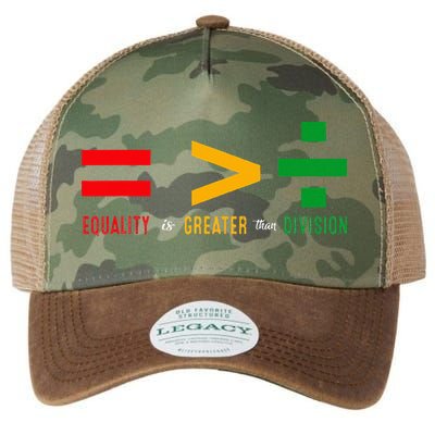June 19th 1865 Equality Is Greater Than Division Legacy Tie Dye Trucker Hat
