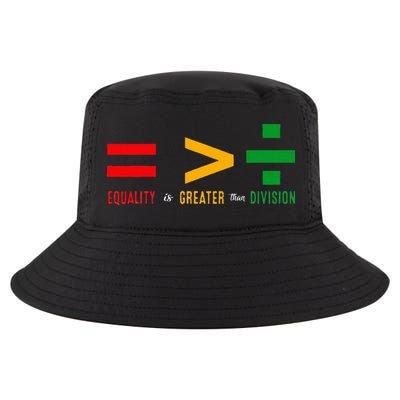 June 19th 1865 Equality Is Greater Than Division Cool Comfort Performance Bucket Hat