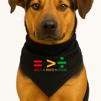June 19th 1865 Equality Is Greater Than Division USA-Made Doggie Bandana
