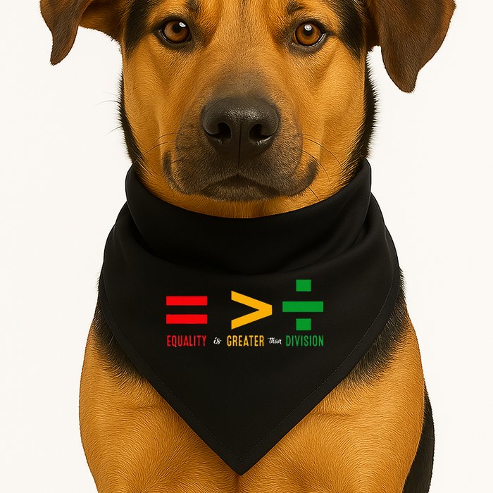 June 19th 1865 Equality Is Greater Than Division USA-Made Doggie Bandana
