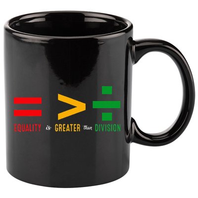 June 19th 1865 Equality Is Greater Than Division 11oz C Handle Ceramic Mug
