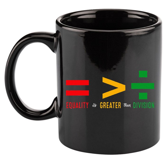 June 19th 1865 Equality Is Greater Than Division 11oz C Handle Ceramic Mug