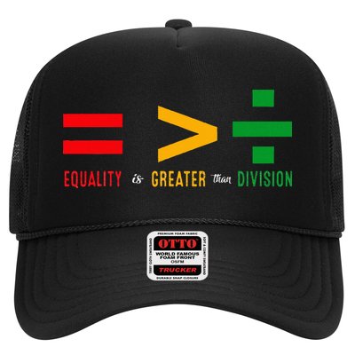June 19th 1865 Equality Is Greater Than Division Trucker Hat