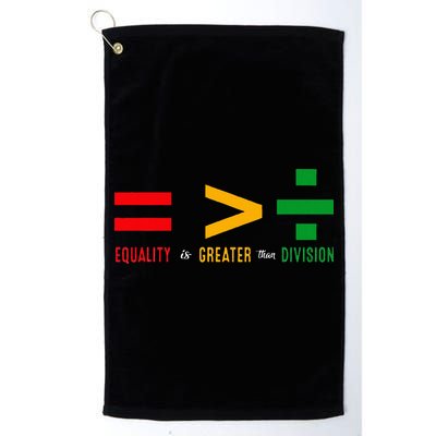 June 19th 1865 Equality Is Greater Than Division Golf Towel
