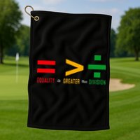 June 19th 1865 Equality Is Greater Than Division Golf Towel