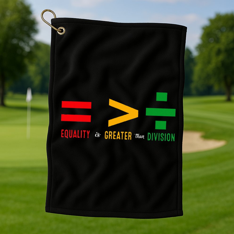 June 19th 1865 Equality Is Greater Than Division Golf Towel