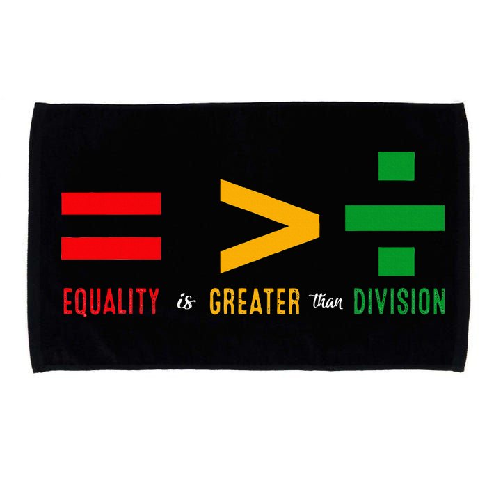 June 19th 1865 Equality Is Greater Than Division Microfiber Hand Towel