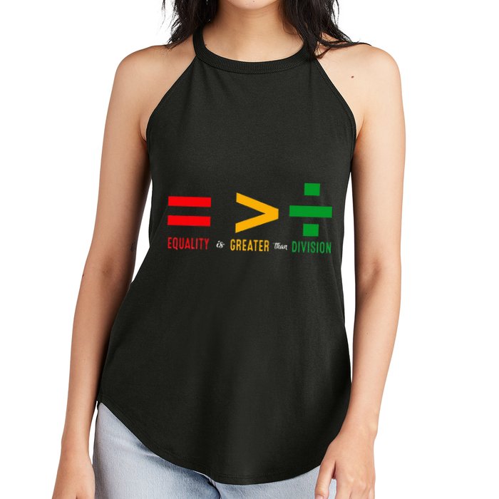 June 19th 1865 Equality Is Greater Than Division Women's Perfect Tri Rocker Tank
