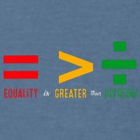 June 19th 1865 Equality Is Greater Than Division Garment-Dyed Sweatshirt
