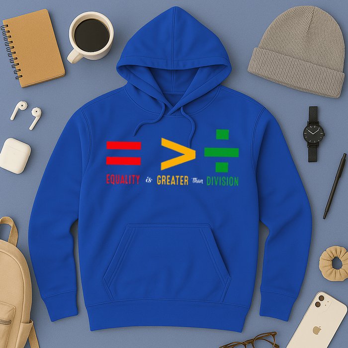 June 19th 1865 Equality Is Greater Than Division Hoodie