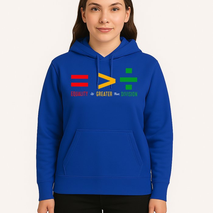June 19th 1865 Equality Is Greater Than Division Hoodie