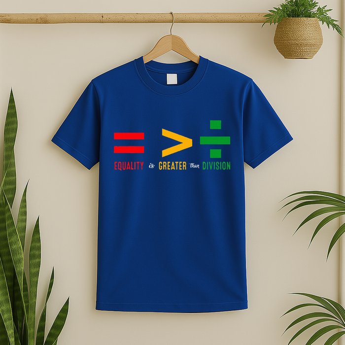 June 19th 1865 Equality Is Greater Than Division T-Shirt