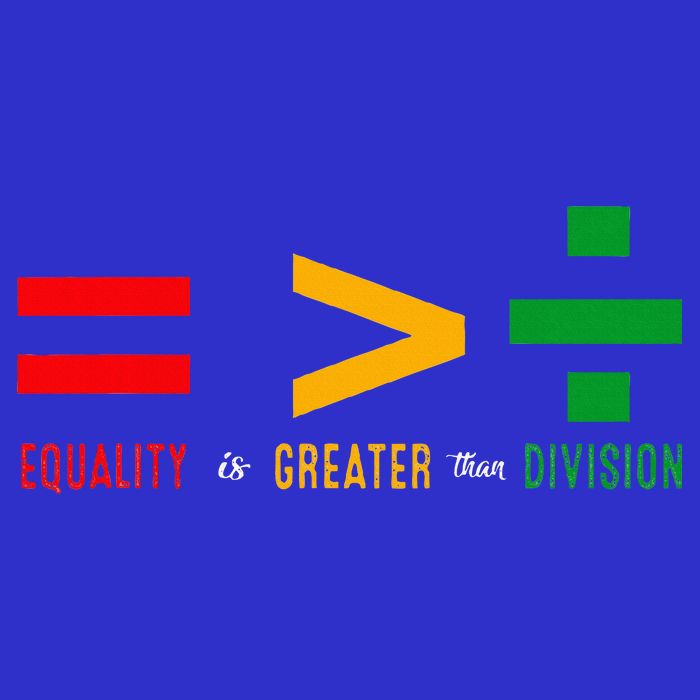 June 19th 1865 Equality Is Greater Than Division T-Shirt