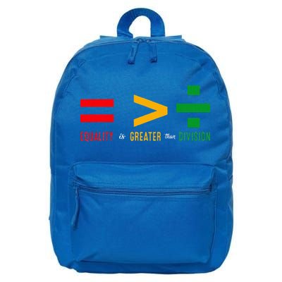 June 19th 1865 Equality Is Greater Than Division 16 in Basic Backpack