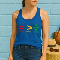 June 19th 1865 Equality Is Greater Than Division Womens Tank Top
