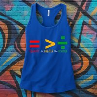 June 19th 1865 Equality Is Greater Than Division Womens Tank Top
