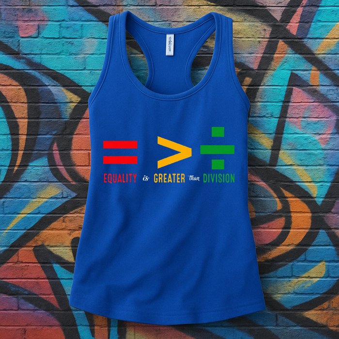 June 19th 1865 Equality Is Greater Than Division Womens Tank Top