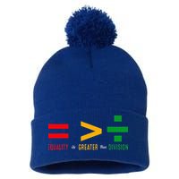 June 19th 1865 Equality Is Greater Than Division Pom Pom 12in Knit Beanie