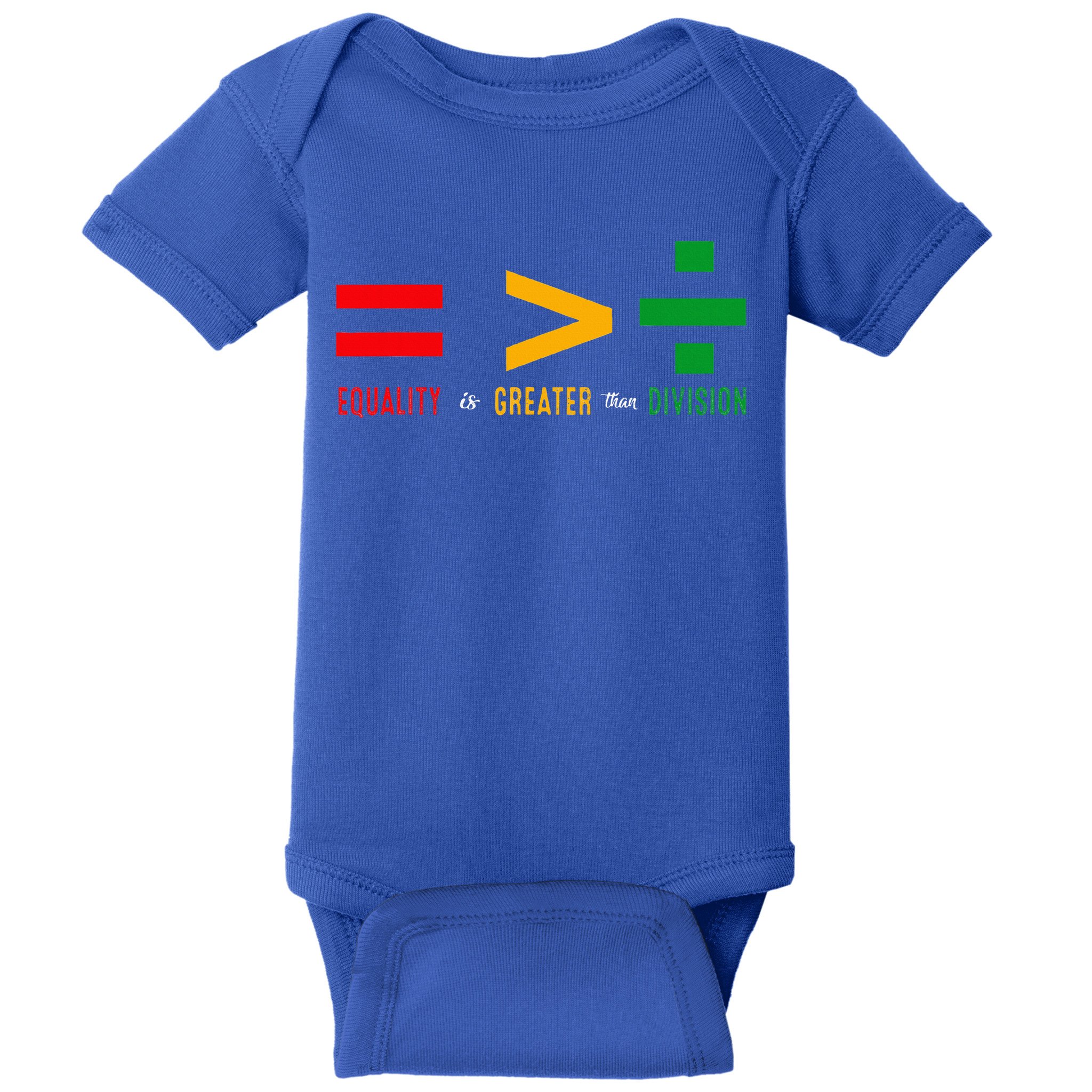 June 19th 1865 Equality Is Greater Than Division Baby Bodysuit