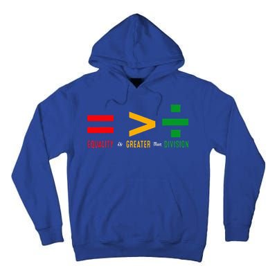 June 19th 1865 Equality Is Greater Than Division Tall Hoodie