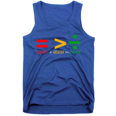 June 19th 1865 Equality Is Greater Than Division Tank Top