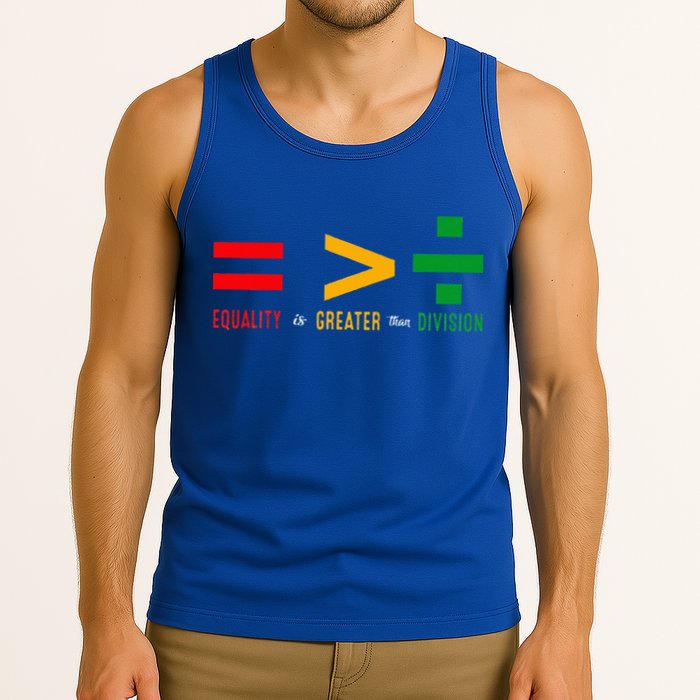 June 19th 1865 Equality Is Greater Than Division Tank Top
