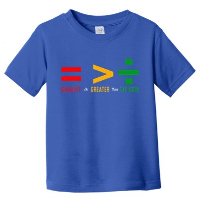 June 19th 1865 Equality Is Greater Than Division Toddler T-Shirt