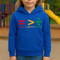 June 19th 1865 Equality Is Greater Than Division Kids Hoodie