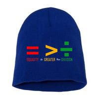 June 19th 1865 Equality Is Greater Than Division Short Acrylic Beanie