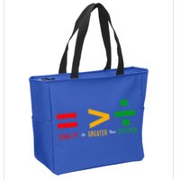June 19th 1865 Equality Is Greater Than Division Zip Tote Bag