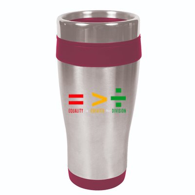 June 19th 1865 Equality Is Greater Than Division 16oz Travel Tumbler