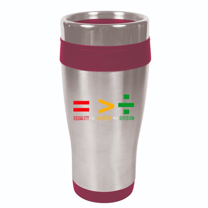 June 19th 1865 Equality Is Greater Than Division 16oz Travel Tumbler