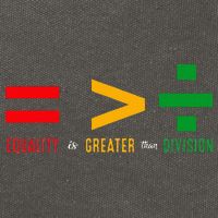June 19th 1865 Equality Is Greater Than Division Cotton Canvas Backpack