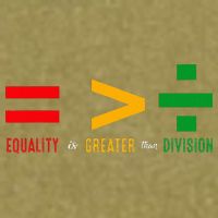 June 19th 1865 Equality Is Greater Than Division Garment-Dyed Women's Muscle Tee