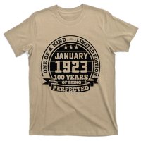 January 1923 100th Birthday Gift 100 Yrs Of Being Perfected T-Shirt