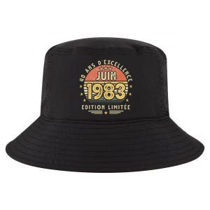 June 1983 40th Birthday Gift June 1983 Man Woman Cool Comfort Performance Bucket Hat