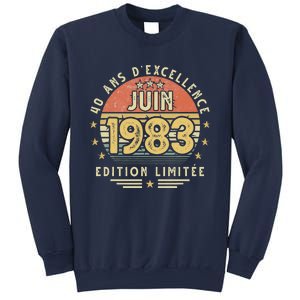 June 1983 40th Birthday Gift June 1983 Man Woman Sweatshirt