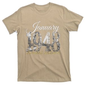 January 1948 75 Year Old 1948 75th Birthday Gift T-Shirt