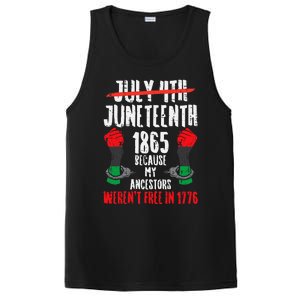 Juneteenth 1865 African Fist Black History Pride PosiCharge Competitor Tank