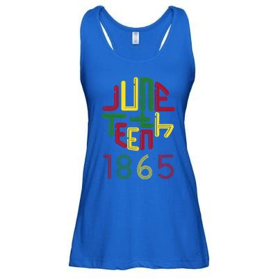 Juneteenth 1865 African American Celebrating Black Freedom Ladies Essential Flowy Tank