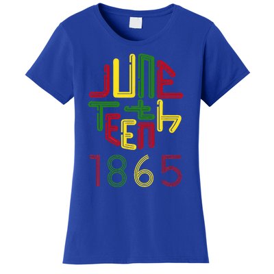 Juneteenth 1865 African American Celebrating Black Freedom Women's T-Shirt